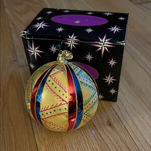 Christopher Radko French Country Fantasia Christmas tree ornament